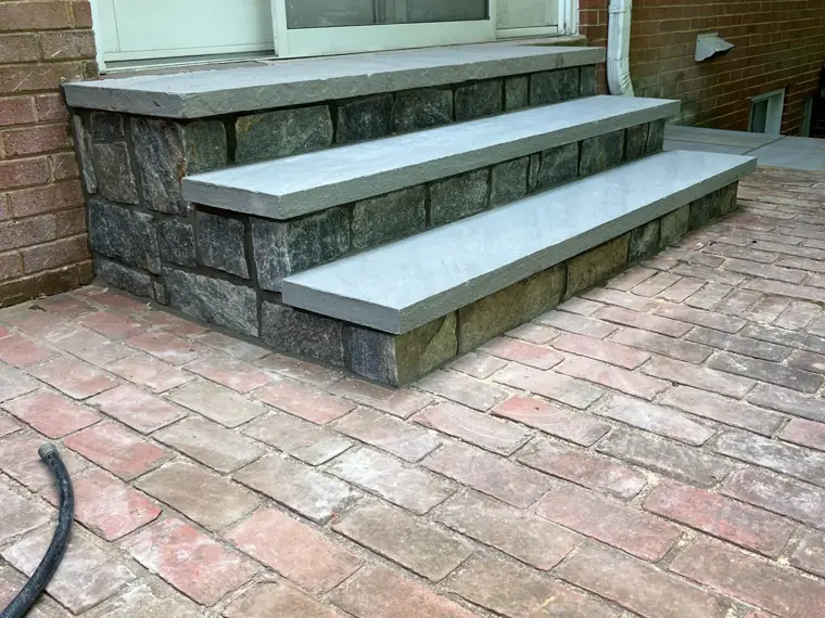 Landscaping and hardscaping work by Jamatte Landscaping in Baltimore County, Maryland