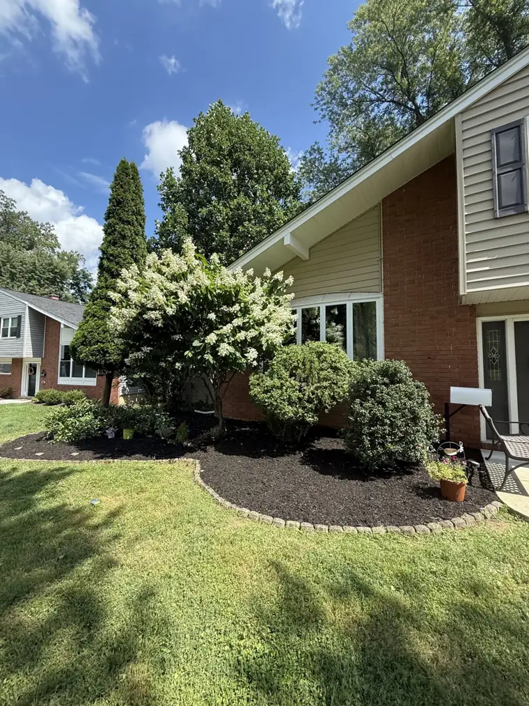 Landscaping and hardscaping work by Jamatte Landscaping in Baltimore County, Maryland