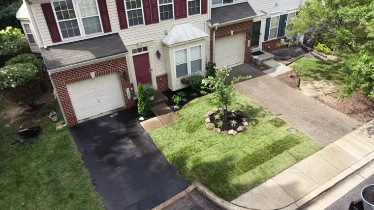 Landscaping and hardscaping work by Jamatte Landscaping in Baltimore County, Maryland